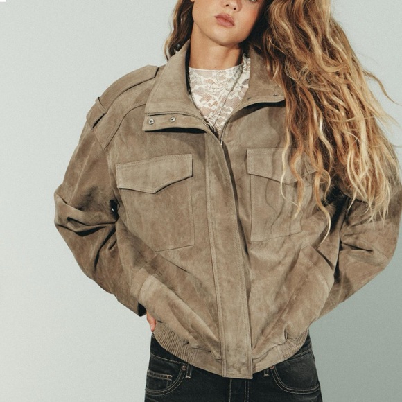 Suede leather jacket - Picture 3 of 15